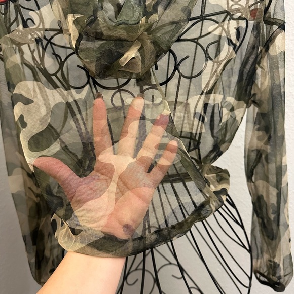 Shinestar Camouflage Mesh Jacket - Picture 6 of 9